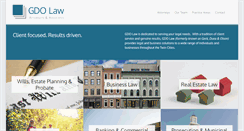 Desktop Screenshot of gdolaw.com